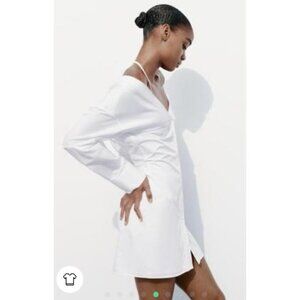 NWT Eloquii Women's Plus 18 White shirt dress,Dress Sexy Evening Classic